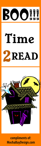 view and print Haunted House Halloween bookmark