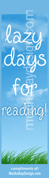 Lazy Days for Reading - print bookmark