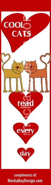 bookmark - Cool Cats Read Every Day